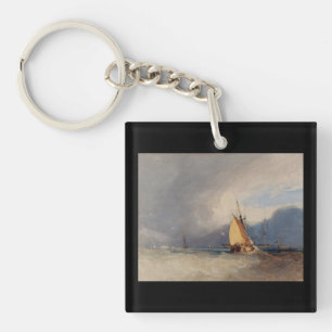 Storm Approaching 1830 Key Ring