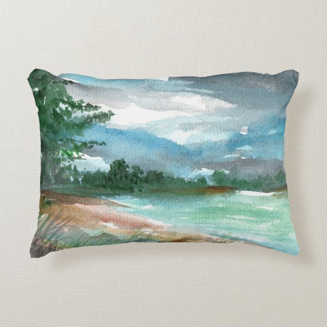 Storm Approaching Decorative Cushion (Front)