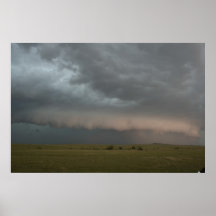 Storm Approaching Farm Poster
