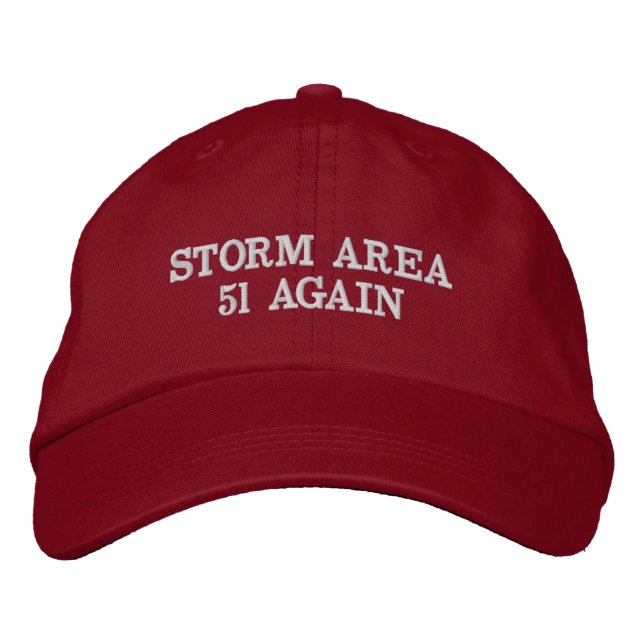STORM AREA 51 AGAIN EMBROIDERED HAT (Front)
