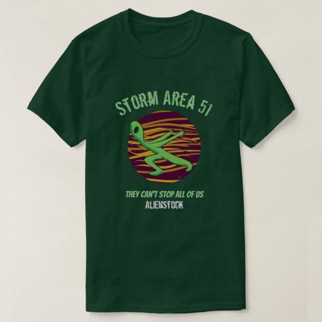 Storm Area 51 Alienstock t-shirt (Design Front)
