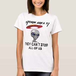 Storm Area 51 They Can't Stop All of Us - Rush Are T-Shirt