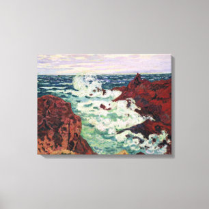 Storm at Agay, 1895 Canvas Print