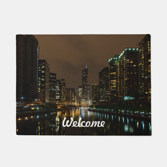 Storm Brewing Over Chicago Doormat (Front)