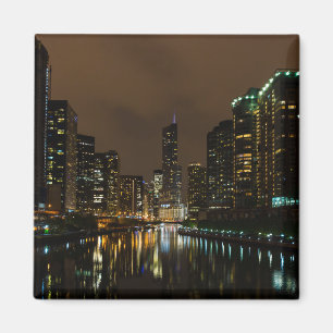 Storm Brewing Over Chicago Magnet