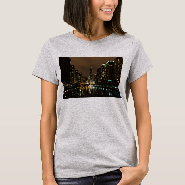 Storm Brewing Over Chicago T-Shirt (Front)
