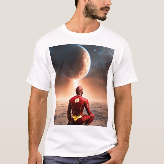 Storm Bringer Superhero T-Shirt – Lightning (Front)
