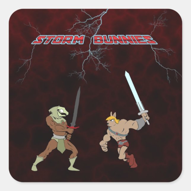 Storm Bunnies sticker (Front)