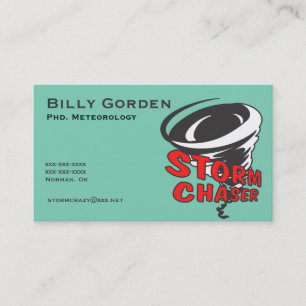 Storm Chaser Business Card