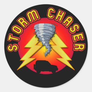 Storm Chaser Classic Round Sticker