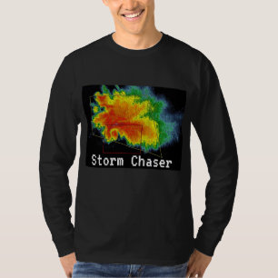 Storm Chaser Hook Echo Radar Image T-Shirt