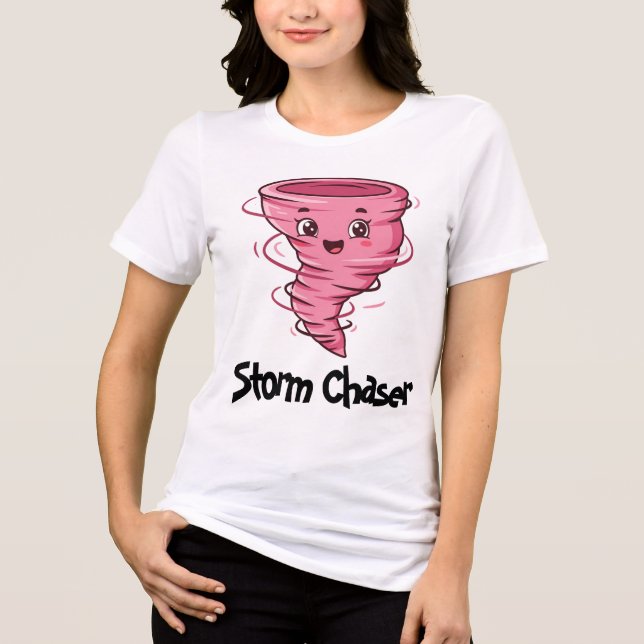 Storm Chaser of the Twonado girl Women's shirt (Front)