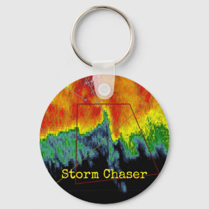 Storm Chaser Radar Image Key Ring