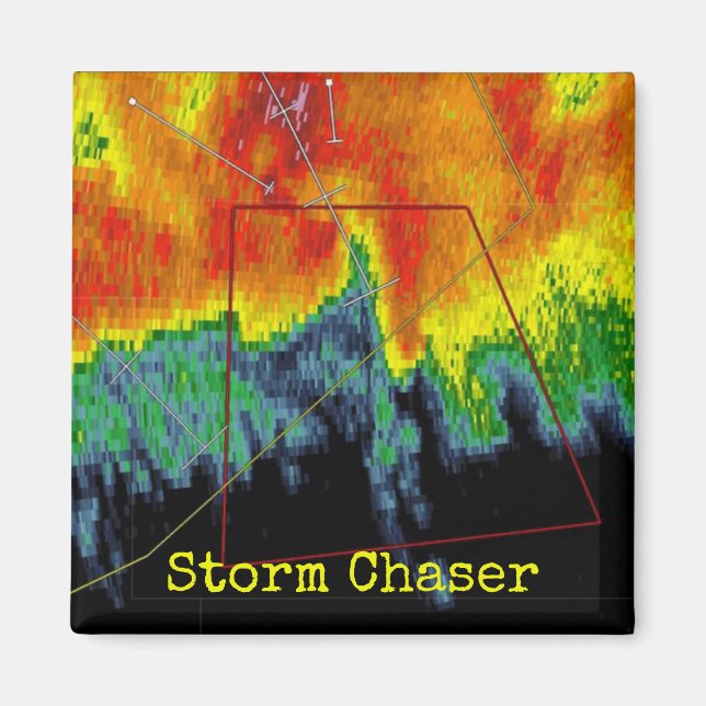 Storm Chaser Radar Image Magnet (Front)