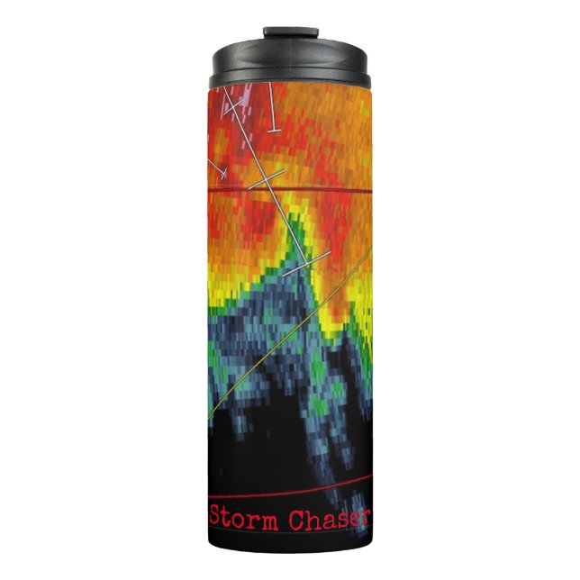 Storm Chaser Radar Image Thermal Tumbler (Front)