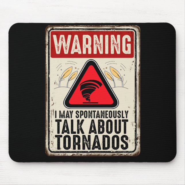 Storm Chaser Storm Hunter Quote Whether Mouse Pad (Front)