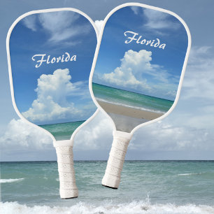 Storm Cloud Brewing over Tropical Sea Pickleball Paddle