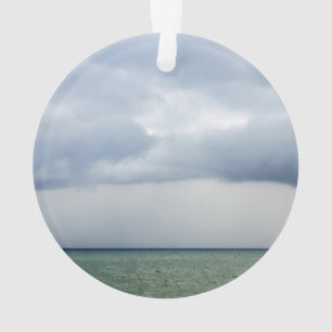 Storm Clouds At Sea Ornament