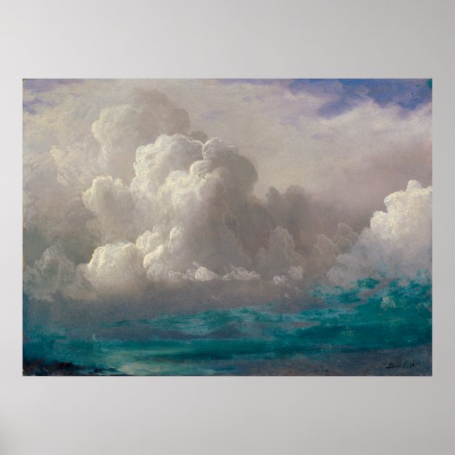 Storm Clouds by Albert Bierstadt (c. 1880) Poster (Front)