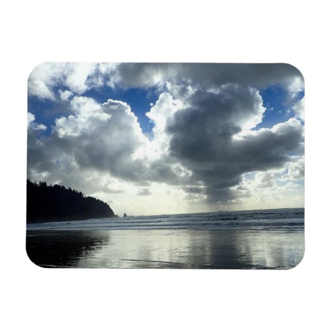 Storm Clouds, Oswald West State Beach, OR Magnet (Horizontal)