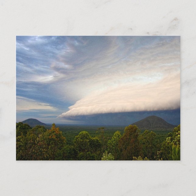 Storm clouds over Australian landscape Postcard (Front)
