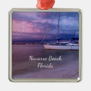 Storm Coming To Navarre Florida Square Ornament