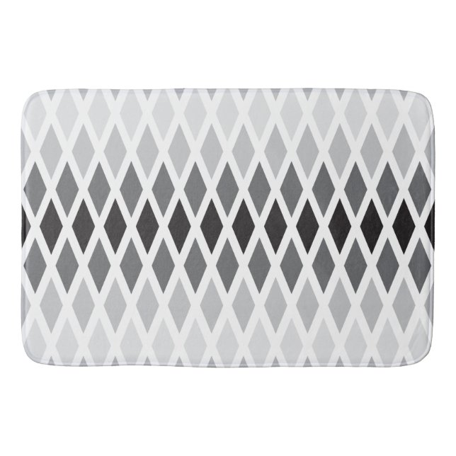 Storm Diamond Ombre Bath Mat (Front)