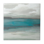 Storm Front Tile<br><div class="desc">Storm Front II by June Erica Vess. Features deep teal body of water and looming clouds.</div>
