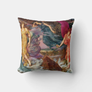 Storm Goddesses Evelyn De Morgan Hekate Cushion