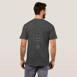 Storm Grey Styracosaurus with Tribal War Paint T-Shirt