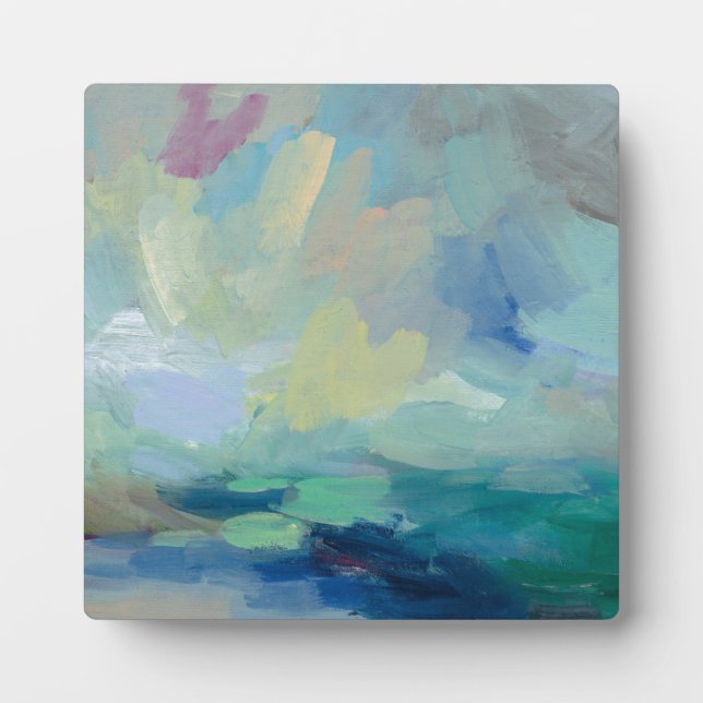 Storm I Abstract Print | Silvia Vassileva Plaque (Front)