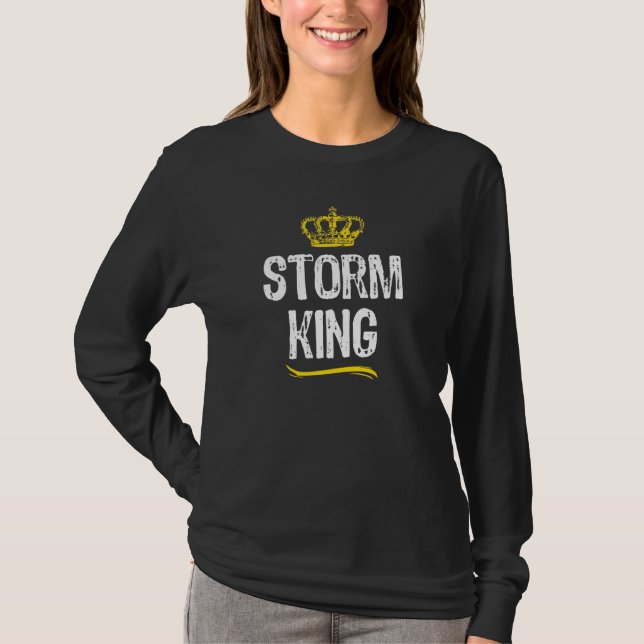 Storm King Men Boys Chasing Chaser Funny Cool T-Shirt (Front)