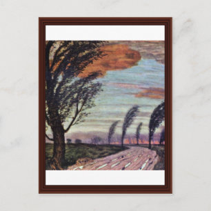 Storm Landscape By Stuck Franz Von Postcard