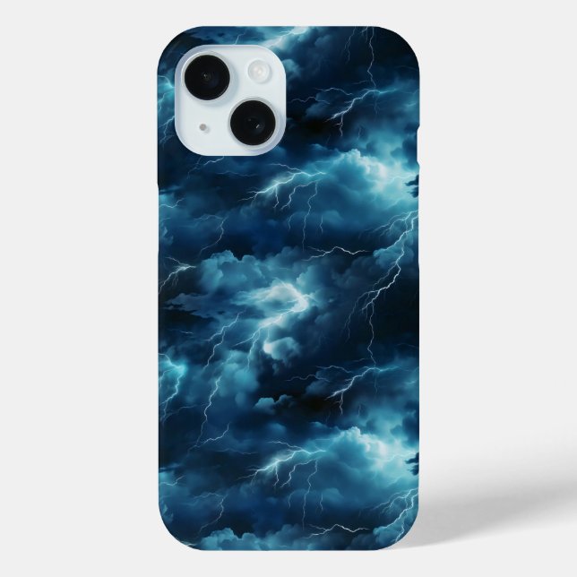 Storm Lightning Pattern Case-Mate iPhone Case (Back)