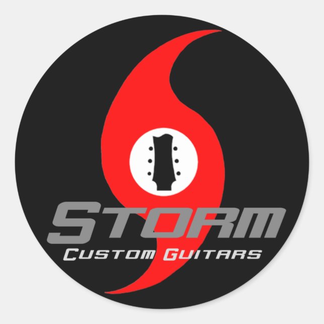 STORM Logo Round Sticker (Front)