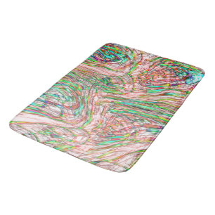 Storm of twisted tracks bath mat