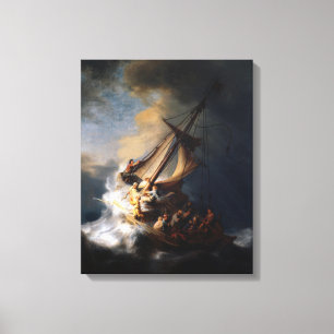 Storm on the Sea of Galilee Canvas Print