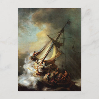 Storm on the Sea of Galilee Postcard