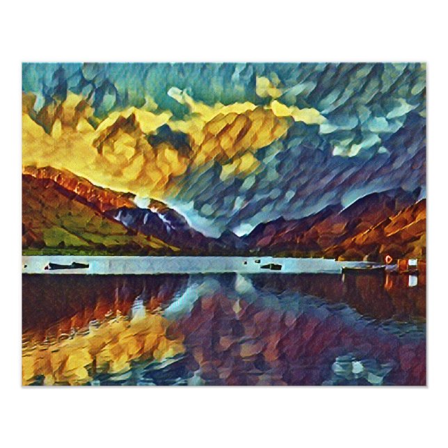 STORM OVER THE LAKE PHOTO PRINT (Front)