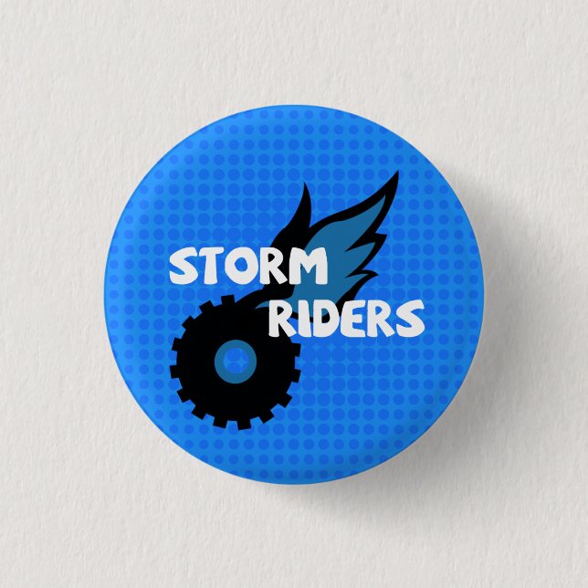 Storm Riders Logo Button (Front)