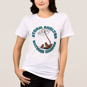 Storm Shelter Natures Harbour Daisy Art Tri-Blend Shirt