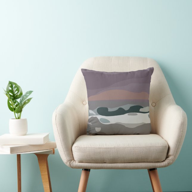 Storm Sky Cloud Sea Waves Ocean Seascape Cushion (Chair)