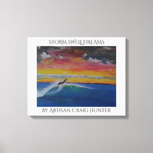 STORM SWELL DREAMS CANVAS PRINT (Front)