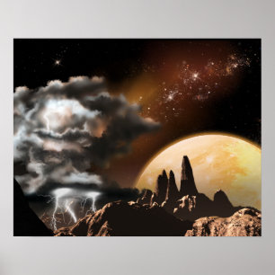 Storm View (20x16) Poster