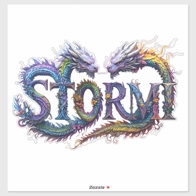 STORMI | Mystical Dragon Alphabet (Sheet)