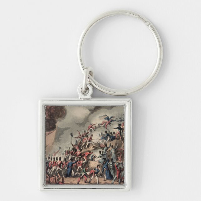 Storming of St. Sebastian, engraved by Thomas Key Ring (Front)
