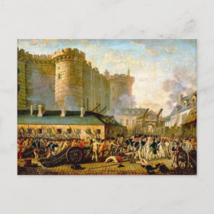 Storming the Bastille, 1900, Paris Postcard