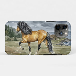 Stormur Icelandic Horse by the Sea Case-Mate iPhone Case