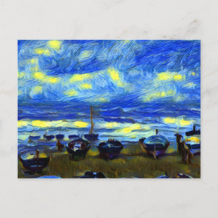 Stormy afternoon postcard