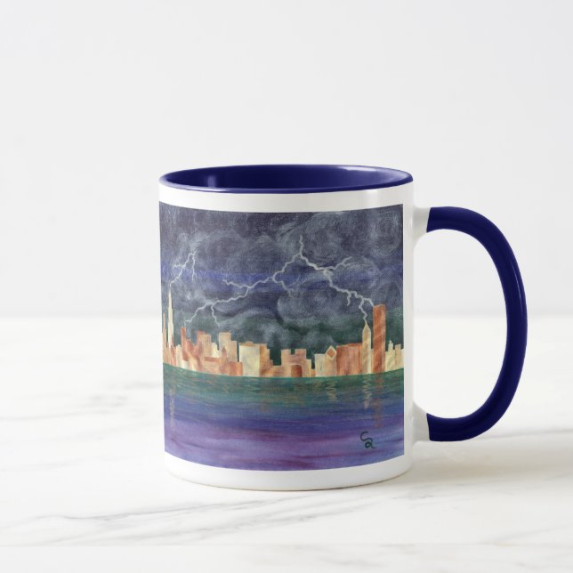 Stormy Chicago Mug (Right)
